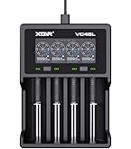 テラキューブ Amazon | XTAR VC4SL（VC4S 18650急速電池充電器/QC3.0最大3Ax1/Type-C